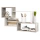 Wall shelf TRIO 54x87 cm grey/white