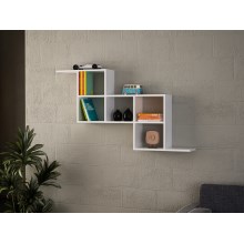 Wall shelf ZETA 82,2x147,2 cm white