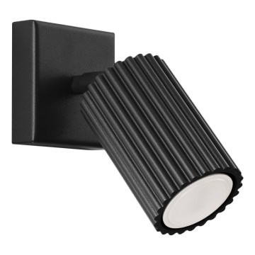 Wall spotlight KARBON 1xGU10/10W/230V black