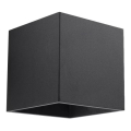 Wall spotlight QUAD 1 1xG9/8W/230V black