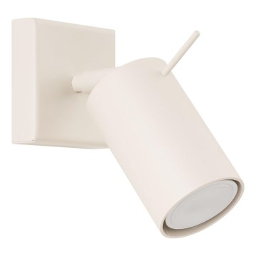 Wall spotlight RING 1xGU10/10W/230V creamy