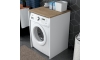 Washing machine cabinet RANI 65x91,8 cm white/brown