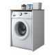Washing machine cabinet RANI 65x91,8 cm white/brown