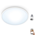 WiZ - LED Dimmable ceiling light SUPERSLIM LED/16W/230V 2700-6500K Wi-Fi white