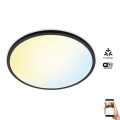 WiZ - LED Dimmable ceiling light SUPERSLIM LED/32W/230V 2700-6500K Wi-Fi black