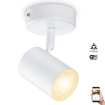 WiZ - LED Dimmable spotlight IMAGEO 1xGU10/4,9W/230V 2700-6500K CRI 90 Wi-Fi white