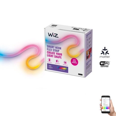 WiZ - LED RGBW Dimmable strip 3m LED/24W/230V 2700-5000K Wi-Fi