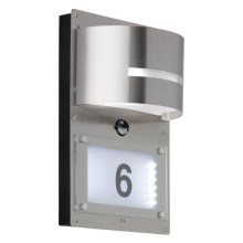 Wofi 4046.02.97.7000 - LED House number with a sensor MARVEL 1xE27/13W/230V + LED/1,7W IP44