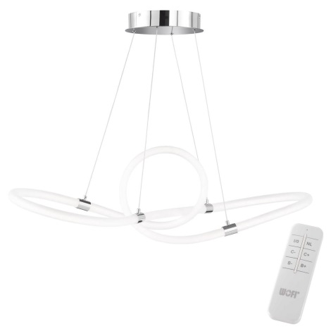 Wofi 6883.01.01.9100 - LED Dimmable chandelier on a string MIRA LED/40W/230V 3000-6000K + remote control