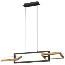 Wofi 7022-306- LED Dimmable chandelier on a string MATERA LED/30W/230V black/brown