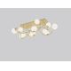 Wofi 9014-1201 - LED Surface-mounted chandelier NANCY 12xG9/3,5W/230V gold/white