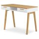 Work table FRISK 75x100 cm natural oak/white