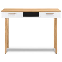 Work table FRISK 75x100 cm oak/white