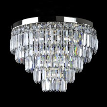 Wranovsky JWZ024060301 - Crystal attached chandelier PORTO 5xE14/40W/230V + 1xE27/40W