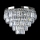 Wranovsky JWZ024060301 - Crystal surface-mounted chandelier PORTO 5xE14/40W/230V + 1xE27/40W
