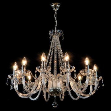 Wranovsky JWZ117122101 - Crystal chandelier on a chain  BONTON 12xE14/40W/230V