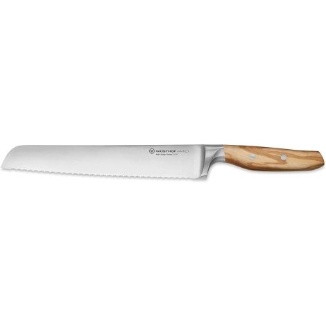 Wüsthof - Kitchen bread knife AMICI 23 cm olive wood