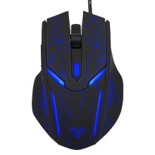 Yenkee - LED Gaming mouse 3200 DPI 6 buttons black/blue