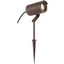 Zambelis E284 - Outdoor lamp 1xGU10/20W/230V IP65 brown