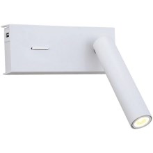 Zambelis H74 - LED Wall light LED/3W/230V USB white