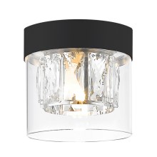 Zuma Line - Crystal ceiling light 1xG9/28W/230V black