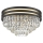 Zuma Line - Crystal ceiling light 5xE14/40W/230V black