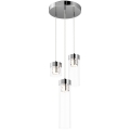 Zuma Line - Crystal chandelier on a string 3xG9/28W/230V chrome