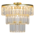 Zuma Line - Crystal surface-mounted chandelier 4xE14/40W/230V gold