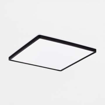 Zuma Line - LED Dimmable ceiling light LED/38W/230V + LED/12W 3000/4000/5500K 40x40 cm black