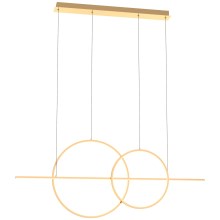 Zuma Line - LED Dimmable chandelier on a string LED/34W/230V gold