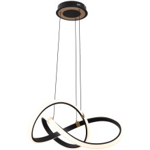 Zuma Line - LED Dimmable chandelier on a string LED/44W/230V black/gold